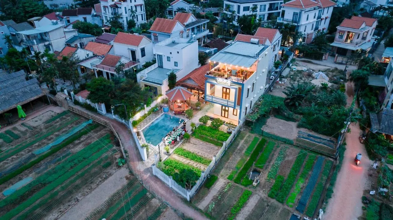 Homestay szállás Tra Que Green Villa Hội An Vietnám