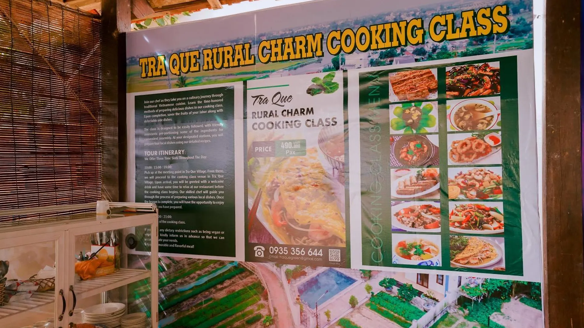 Homestay szállás Tra Que Green Villa Hội An Vietnám